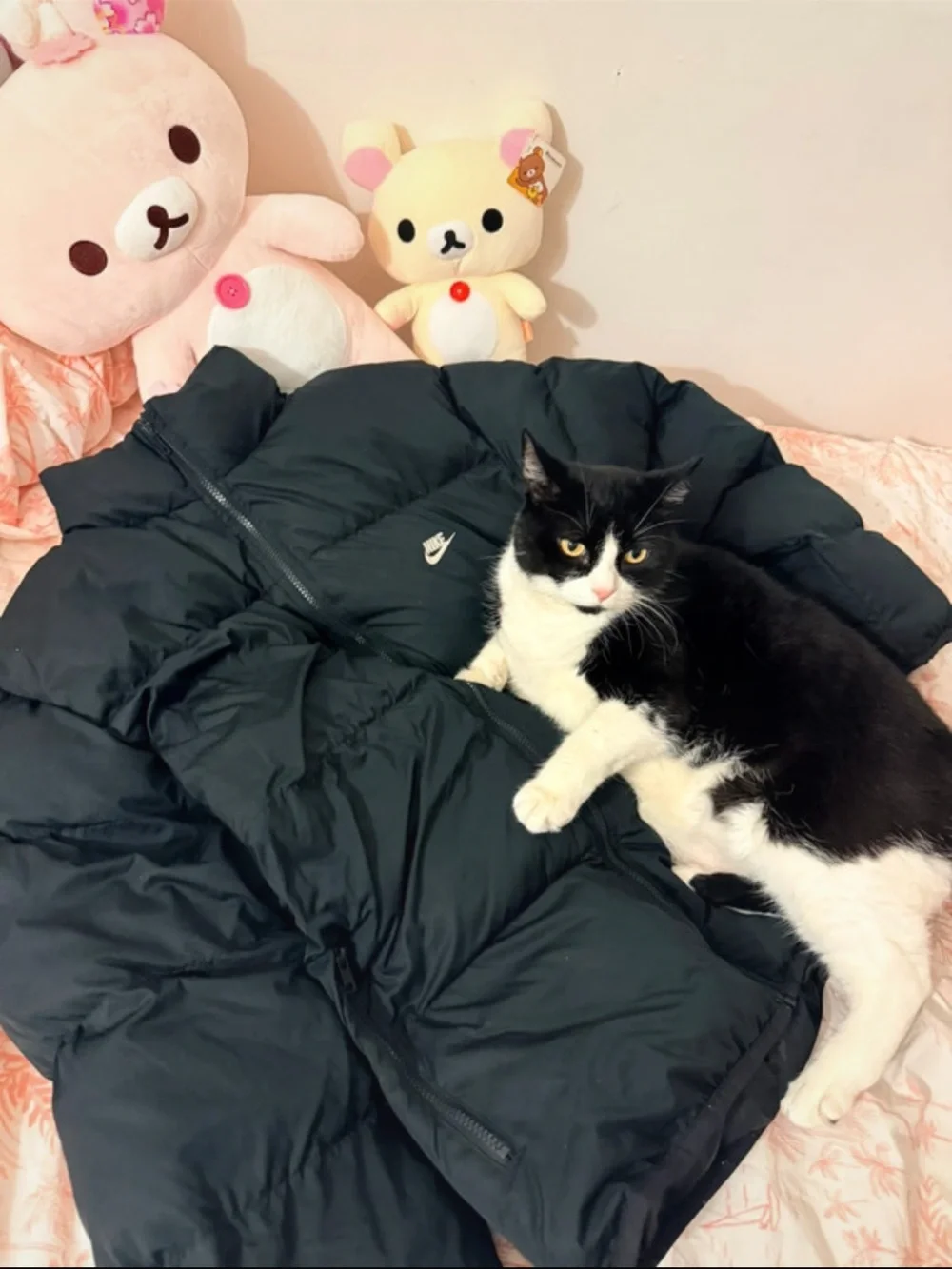 Nike black puffer Jacket - Size L (BEST if ur a XL)